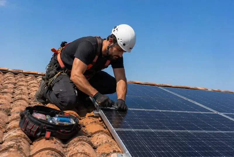 Maintenance et monitoring de panneaux solaires à Prailles-La Couarde